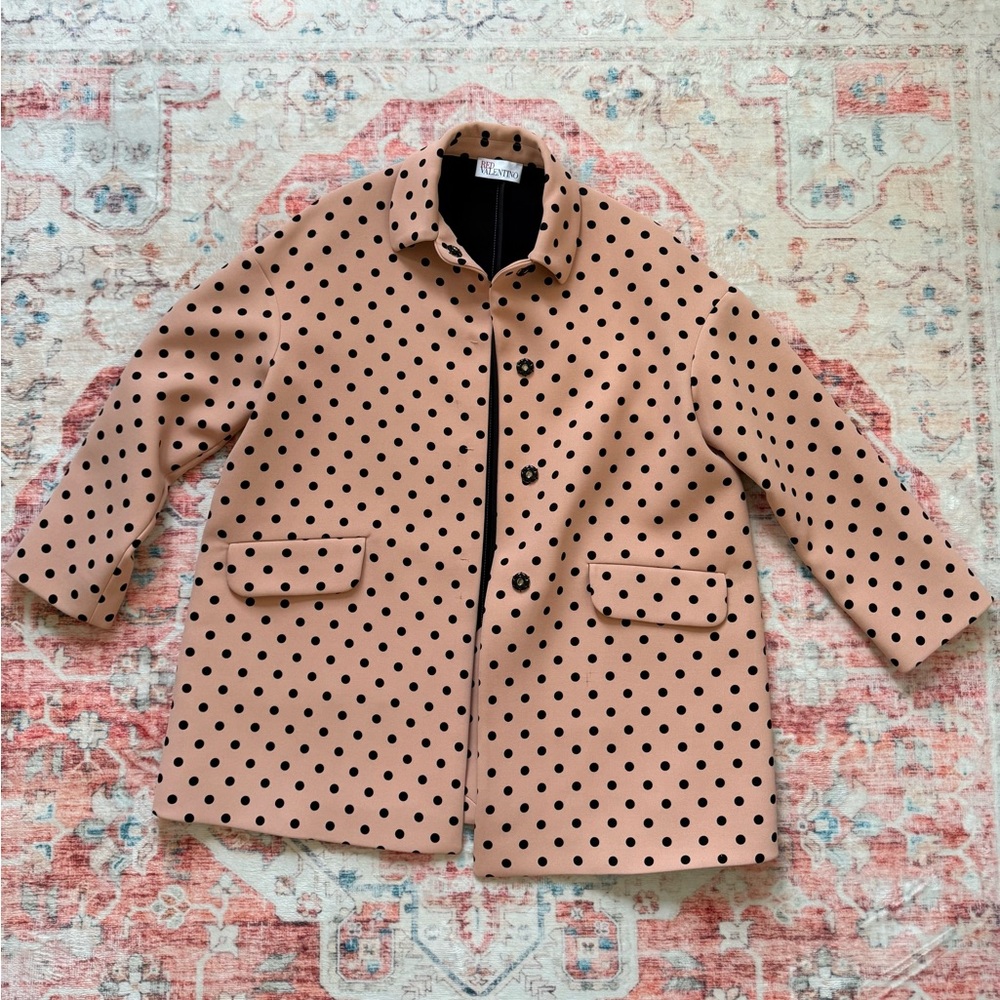 Red Valentineino coat 
size 42